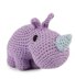 Rhino Dex Toy in Hoooked RibbonXL - Downloadable PDF