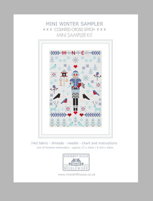 Riverdrift House Winter Mini Cross Stitch Kit