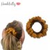 Sunflower scrunchies