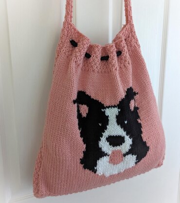 Border Collie Dog Bag