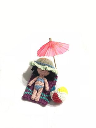 Crochet Doll Amigurumi  At The Beach Amigurumi