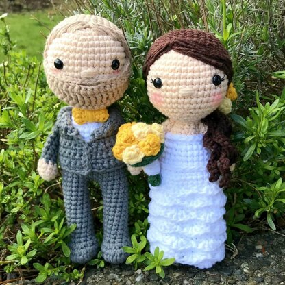 Crochet bride store and groom pattern