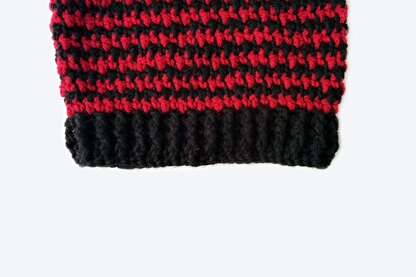 Houndstooth Beanie