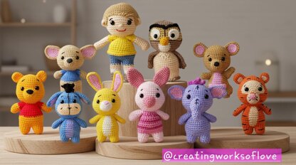 Mini Mom Kangaroo Amigurumi