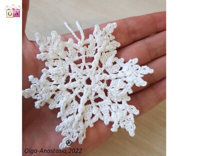 Crochet snowflake 16