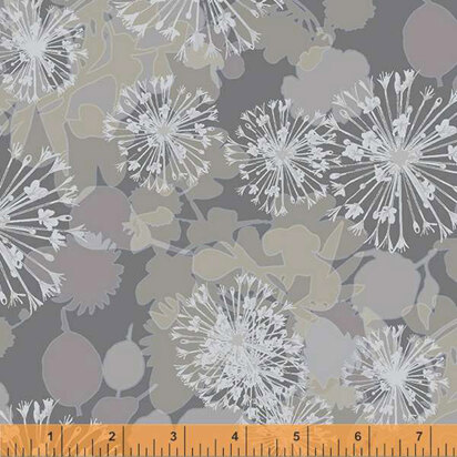 Windham Fabrics 108" Quilt Back - Floret (Storm)