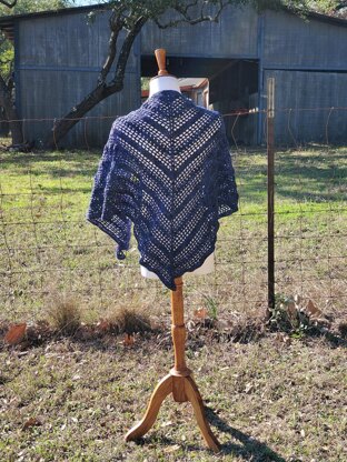 Texas Bluebonnet Shawl