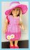 Crochet 18 Inch Doll Summer Playtime Dress Pattern