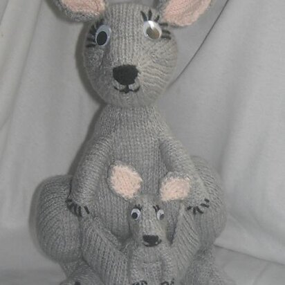 Toy Kangaroo & Joey