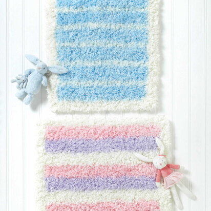 Blankets Knitted in King Cole Tufty - 5830 - Downloadable PDF