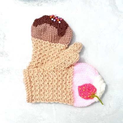 ICE CREAM mittens