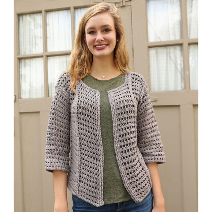 Plymouth Yarn 3317 Crochet Cardi PDF at WEBS | Yarn.com