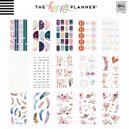 The Happy Planner Sticker Value Pack - Dream Seeker, 486/Pkg
