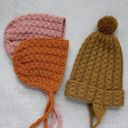 Dahlia Hat and Bonnet