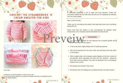 Strawberries'n'Cream Sweater