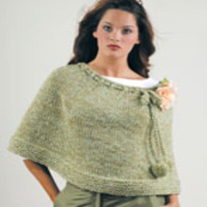 The Poncho in Red Heart Super Saver Economy Solids - LW1442 - knitting pattern