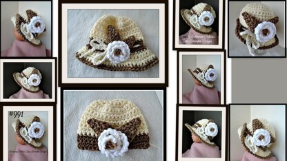 991- Crochet Sunhat