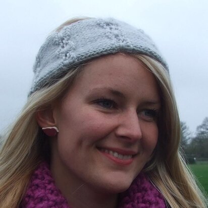 Flowery Headbands - knitting pattern