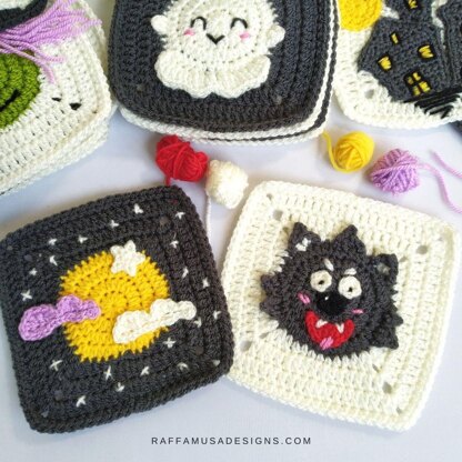 Halloween Granny Squares