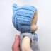 Cardigan + Booties + Hat for 7"/18 cm Waldorf Doll