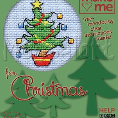 Mouseloft Happy Tree Make Me Cross Stitch Kit - 100 x 120 x 10