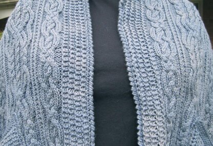 Warm Fargo Pocket Shawl