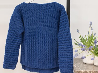 Elegant Brunch Time Sweater in Yarn and Colors Baby Fabulous & Elegant - YAC100106 - Downloadable PDF