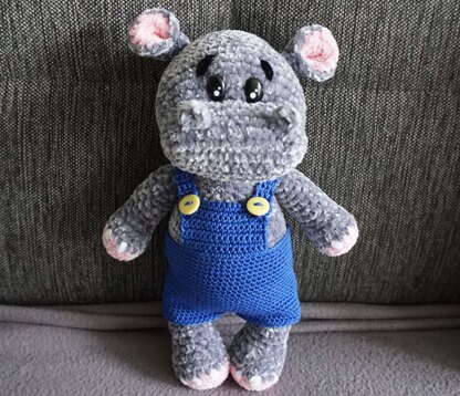 Crochet Pattern for the Hippo Taddle!