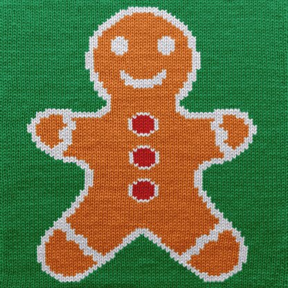 Christmas gingerbread knitting chart