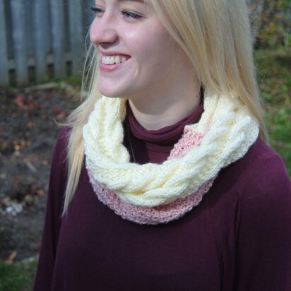 Two Tone Infinity Cowl