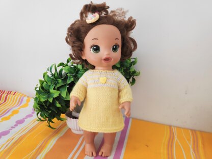 Baby Alive A-line summer Dress Pattern