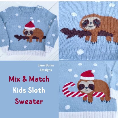 Kids Sleepy Sloth Kids Sweater