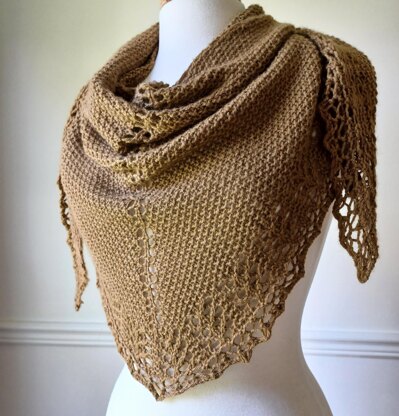 Men's Knit Alpaca Blend Scarf with Brown Diamond Patterns