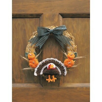 Happy Thanksgiving Wreath in Lily Sugar 'n Cream Solids