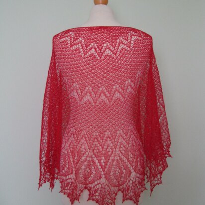 Flame of love shawl