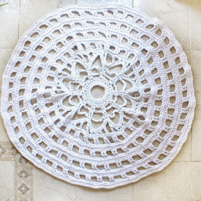 Round Doily Rug