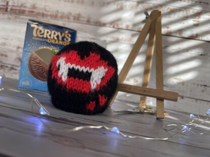 Vampiress Chocolate Orange Cover Knitting Pattern