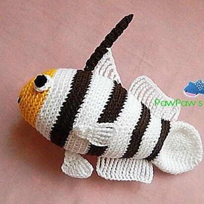 Amigurumi Yellownose Shrimp Goby Pattern No.26