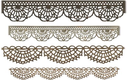 Sizzix Thinlits Dies By Tim Holtz 4/Pkg - Crochet