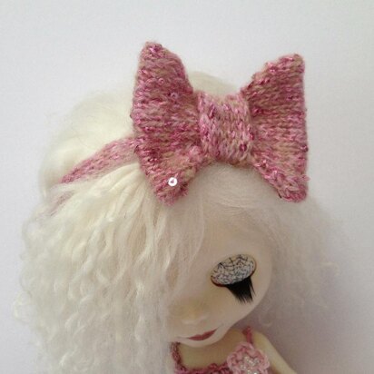 Beautiful Bow Headband for Blythe