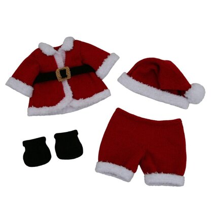 Santa Suit Outfit (Knit a Teddy)