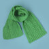 Chickling Cable Scarf - Free Knitting Pattern in Paintbox Yarns Cotton DK