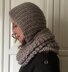 Crochet Hooded Cowl Scarf Pattern: Foxy Hooded Cowl