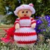 Christmas Doll Knitting Pattern - Toy Knitting Pattern