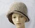 1920's Curved Brim Flapper Cloche