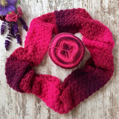Shades of Pink Infinity Scarf