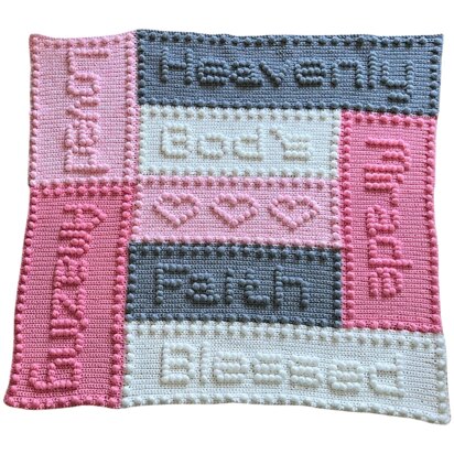 Faith Motifs Baby Blanket