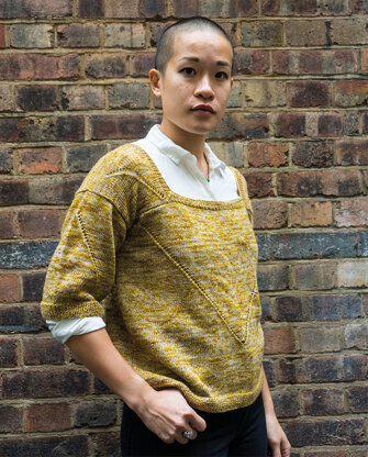 Sequential Top by Cynthia Fong - Knitting Pattern For Women in The Yarn Collective