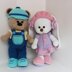 Clothes for Teddy bear and Bunny