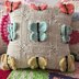 Butterfly Granny Square Pillow